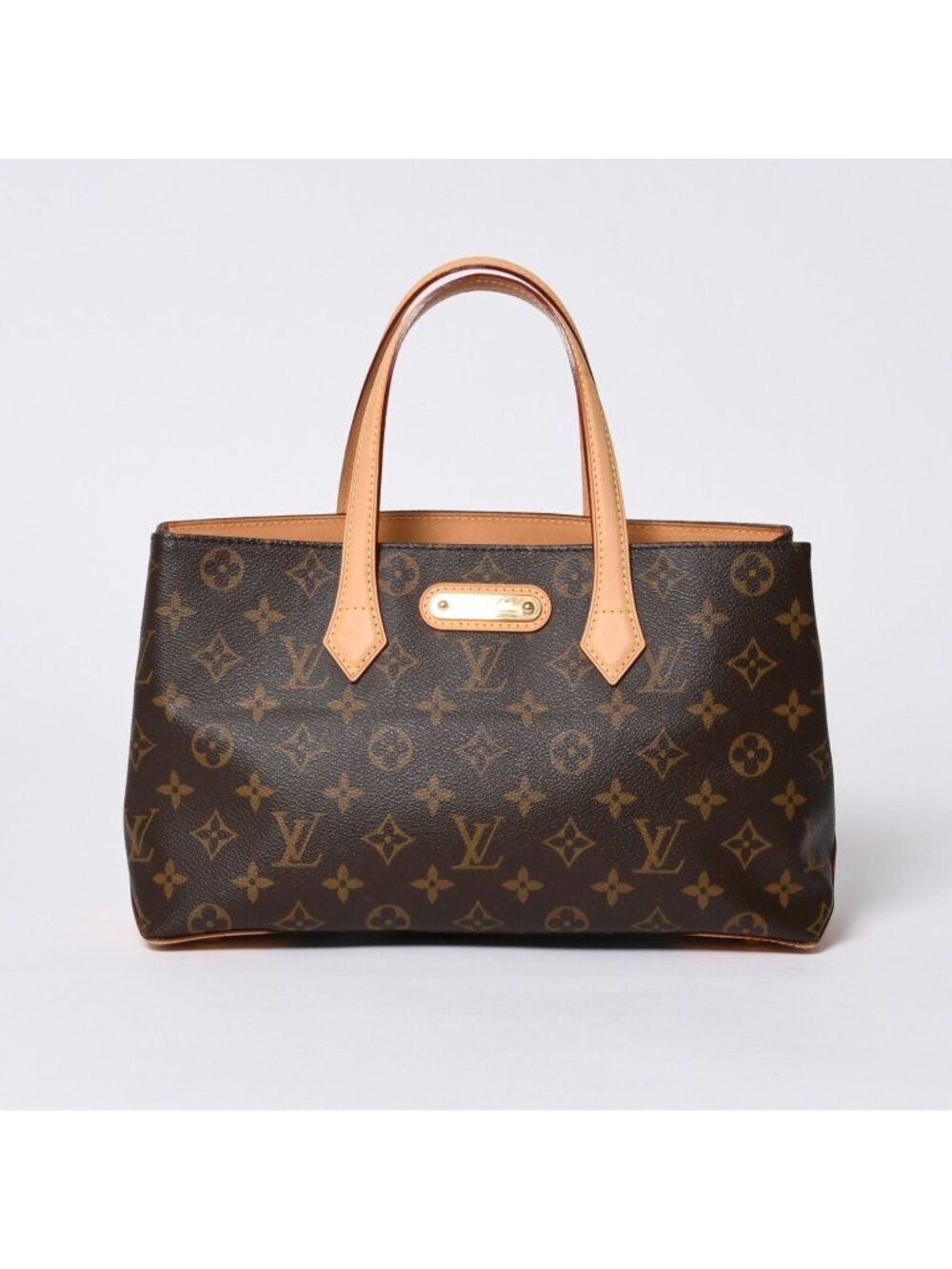 Louis Vuitton Wilshire PM Handbag Monogram Canvas Brown